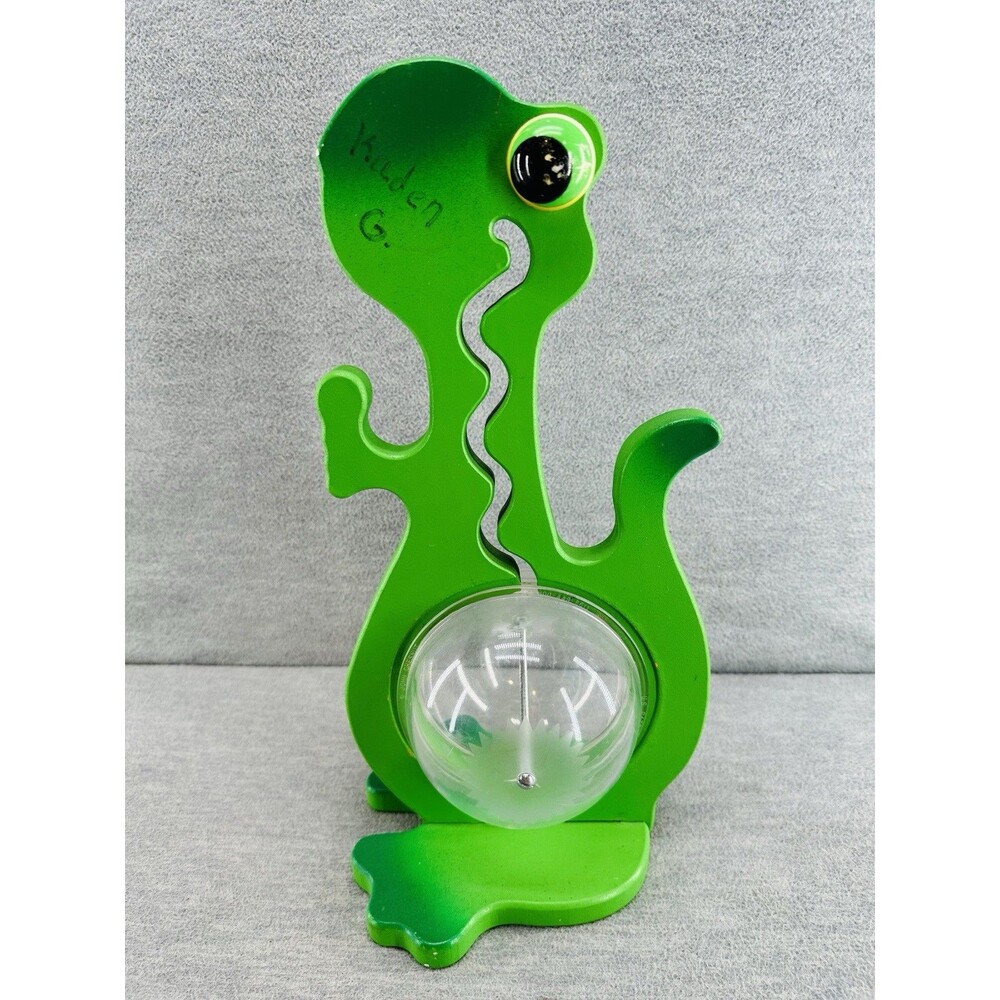 BIG BELLY BANK - 17" Tall Green Dinosaur Coin Bank - Picture 2 of 10